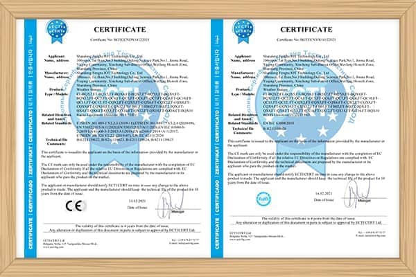 氣象站CE、ROHS